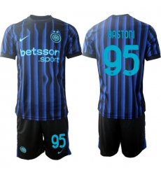Men Internazionale 2026 Soccer Jerseys BlueBlack #95 BASTONI