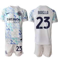 Men Internazionale 2026 Soccer Jerseys White #23 BARELLA